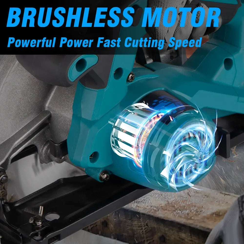 7" Cordless Circular Saw for Makita Battery – 3 Blades