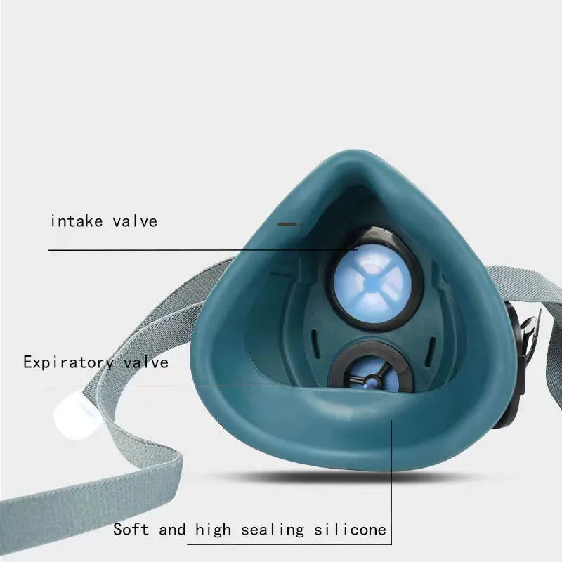 Silicone Respirator Mask for Dust, Paint & Grinding Safety