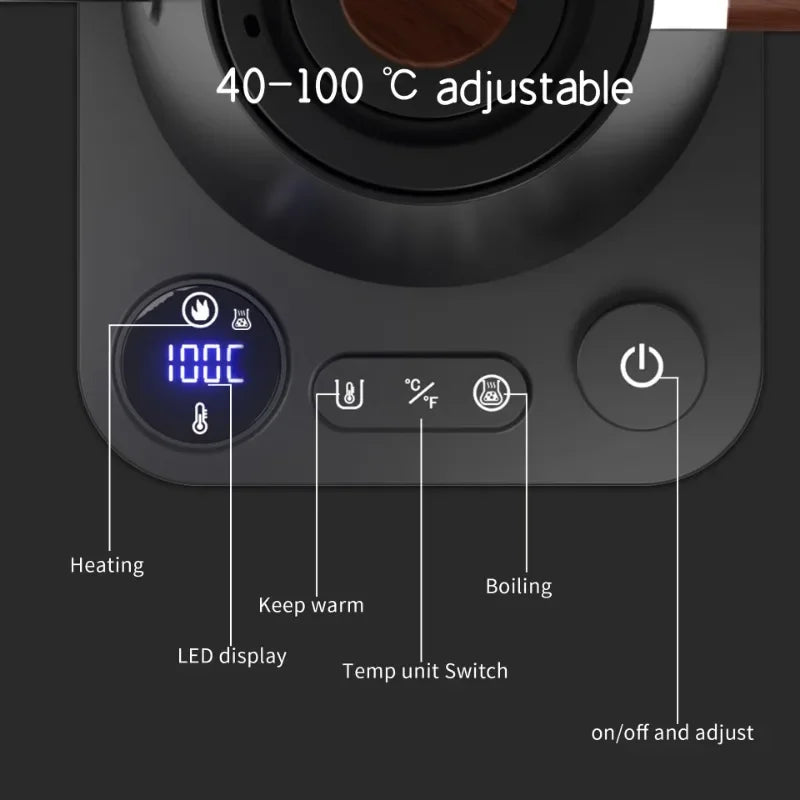 Smart Gooseneck Kettle with Temperature Control