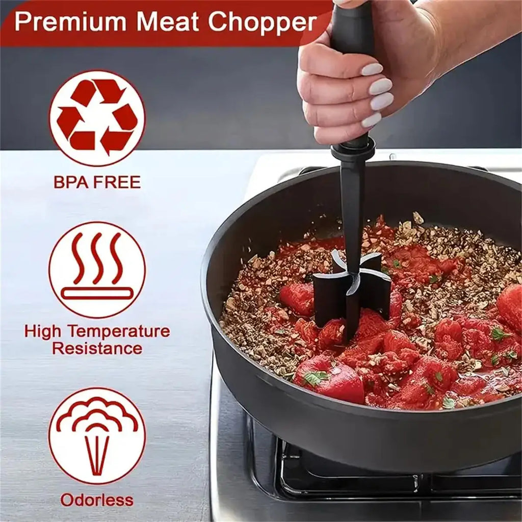 Meat Chopper – Easy Ground Beef & Veggie Smasher Tool