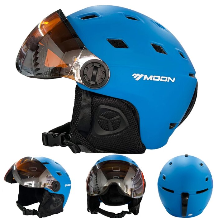 Ski Helmet with Visor for Snowboarding & Winter Sports