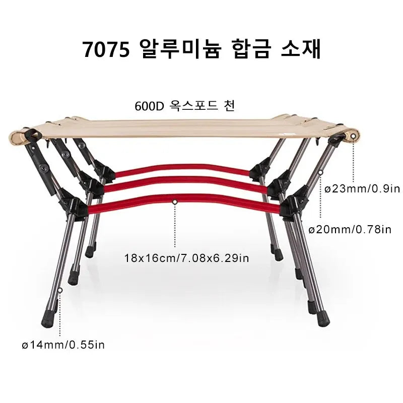 Ultralight Folding Camping Bed for Outdoor Adventures