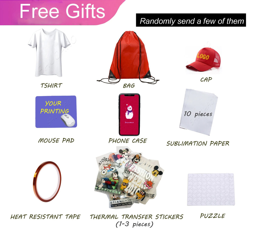 8-in-1 Heat Press Machine for T-Shirts, Mugs & More