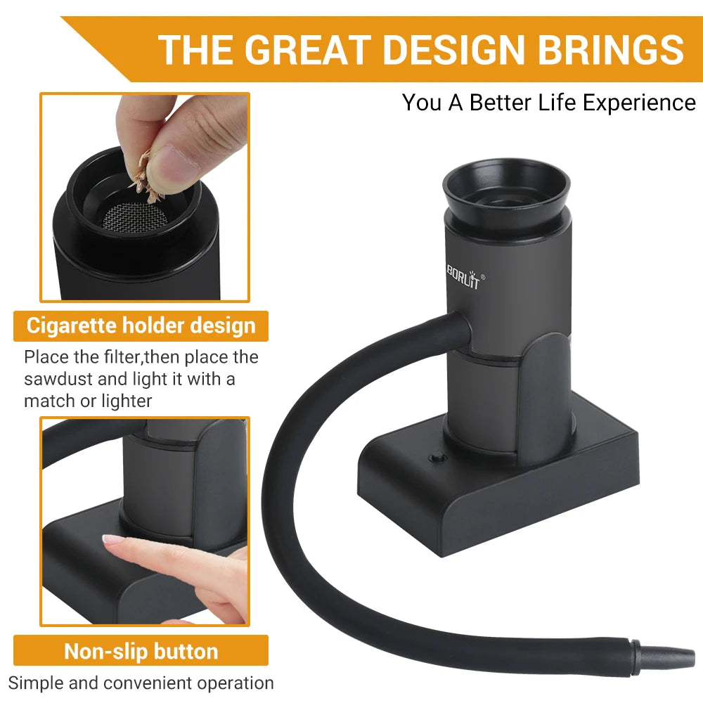 Boruit Smoker Infuser – Portable Cold Smoke Generator for Meat & Cocktails
