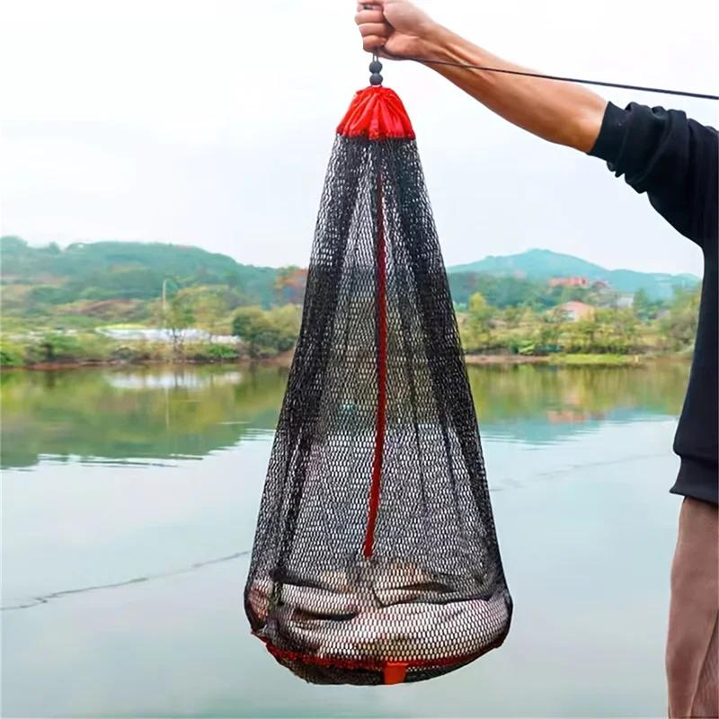 Heavy-Duty Folding Fishing Net for Live Catch and Storage