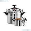 Heavy-Duty Aluminum Pressure Cooker