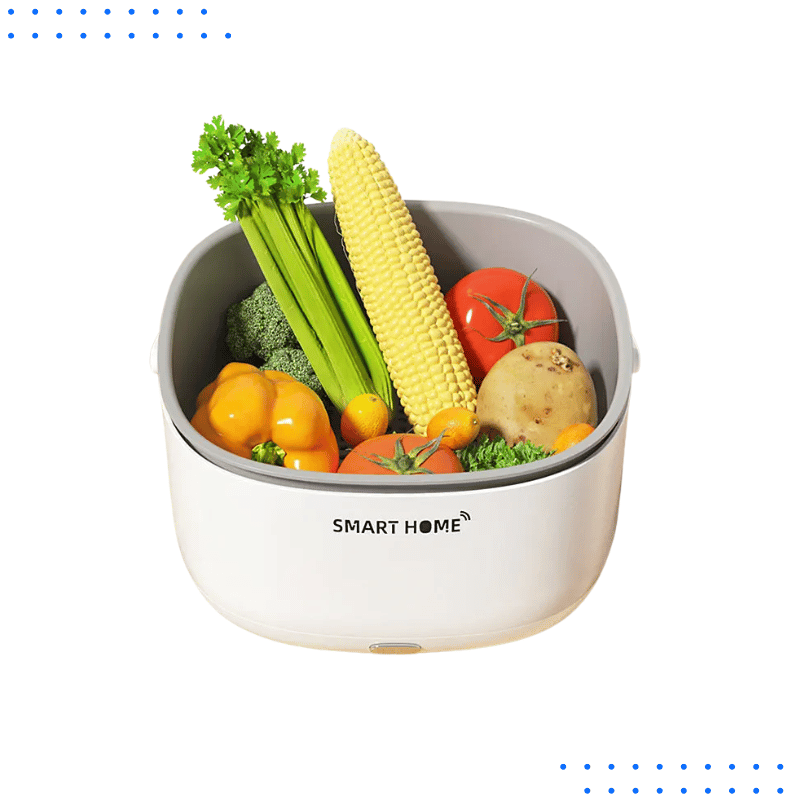 Ultrasonic Fruit & Veggie Washer – Clean Food Easily