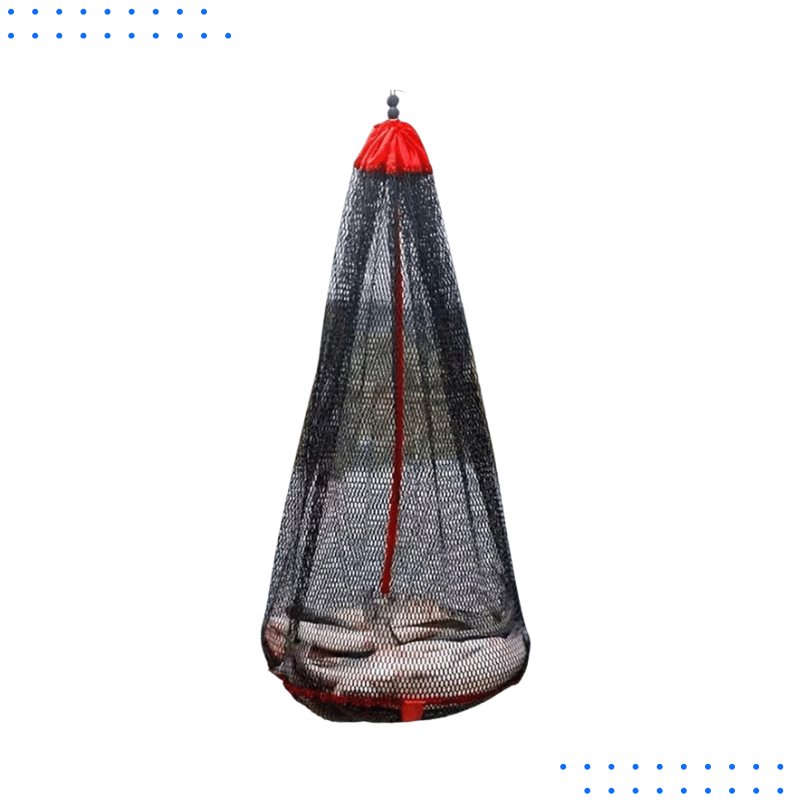 Heavy-Duty Folding Fishing Net for Live Catch and Storage