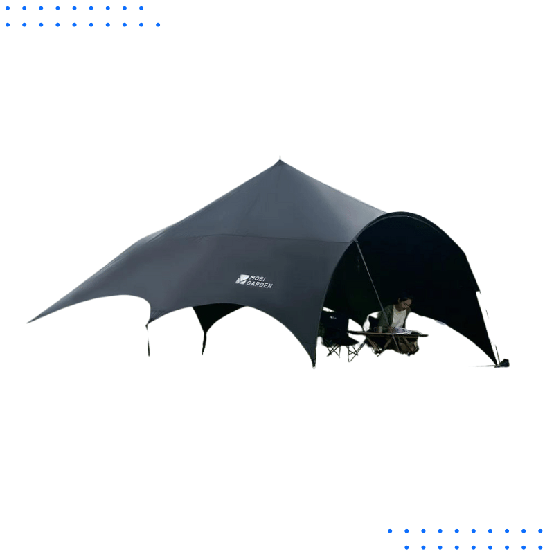 UV Sun Shelter Canopy – Hexagonal Tarp for Outdoors