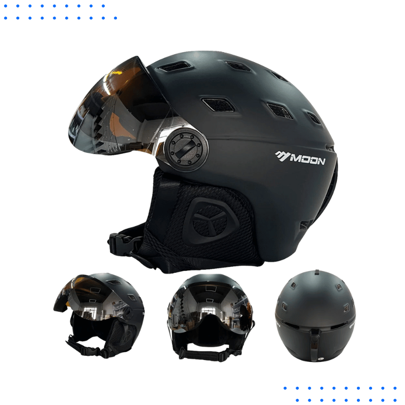 Ski Helmet with Visor for Snowboarding & Winter Sports