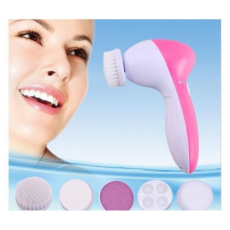 5in1 Rotating Face Brush – Deep Clean & Gentle Massage
