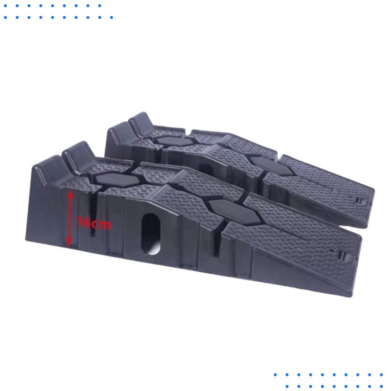 Heavy Duty 2500kg Car Ramps for Oil Change and Repairs