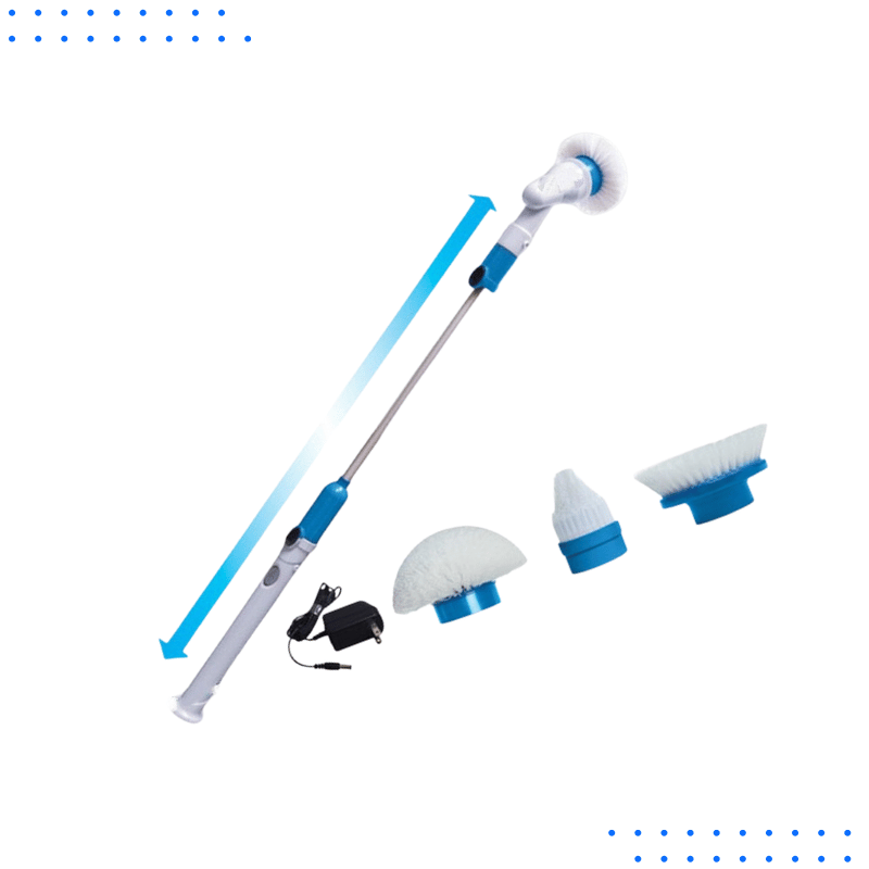 Long Handle Scrub Brush – Extendable Cleaning Tool