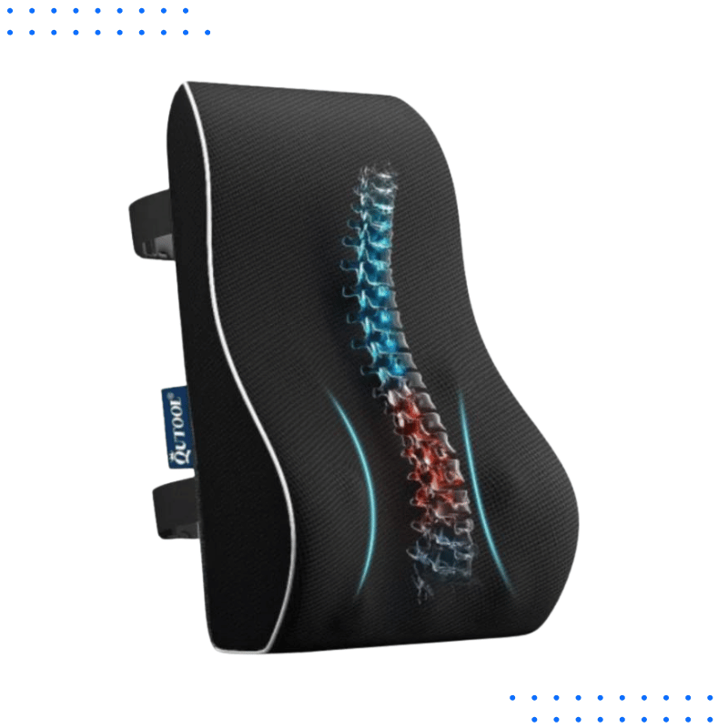 Ergonomic Memory Foam Lumbar Support Pillow