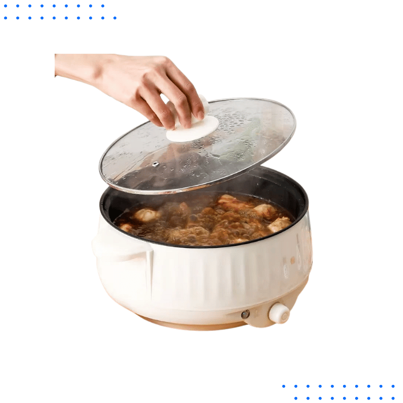 Compact Multifunction Electric Cooker for 1-2 People