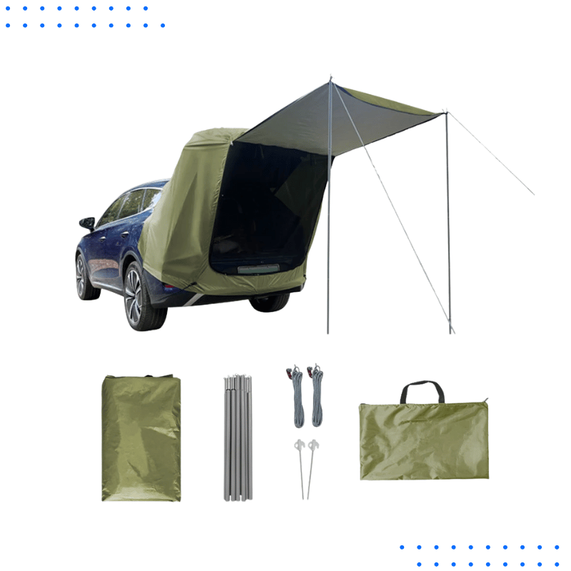 Car Rear Tent With Awning – Camping & Picnic Shelter