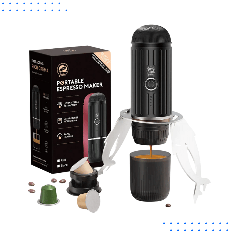 Portable Espresso Maker for Travel & Hiking