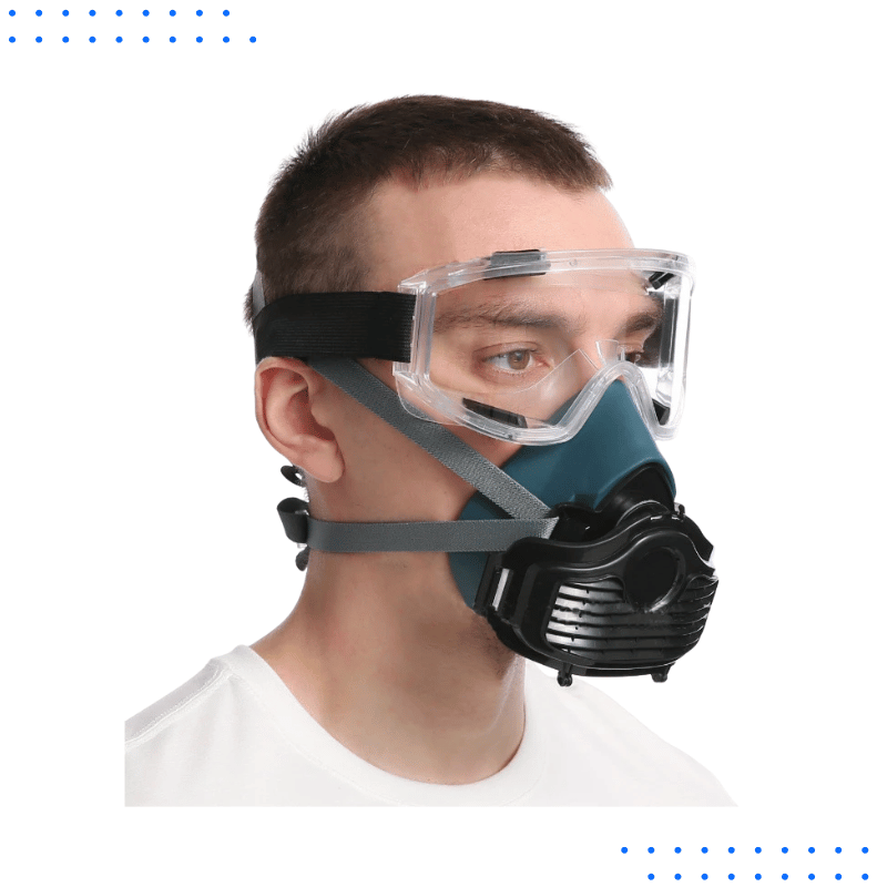 Silicone Respirator Mask for Dust, Paint & Grinding Safety