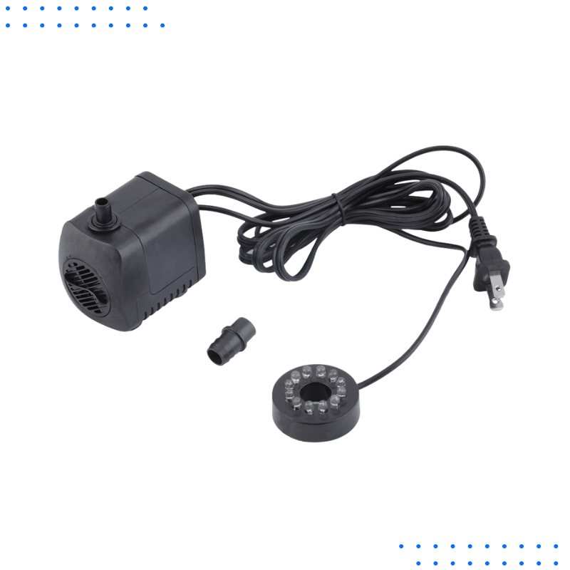 Submersible Water Pump – LED Fountain & Aquarium Decor