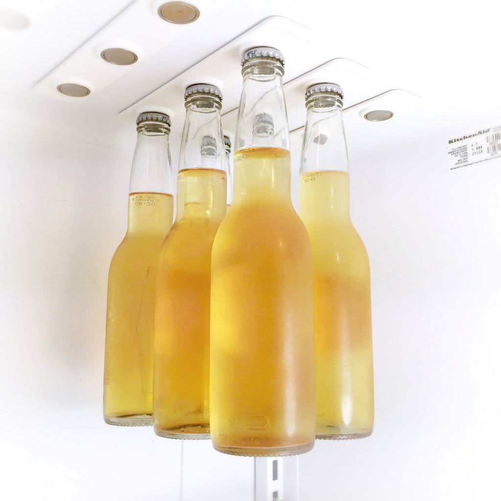 Magnetic Bottle Hanger – Save Fridge Space Easily