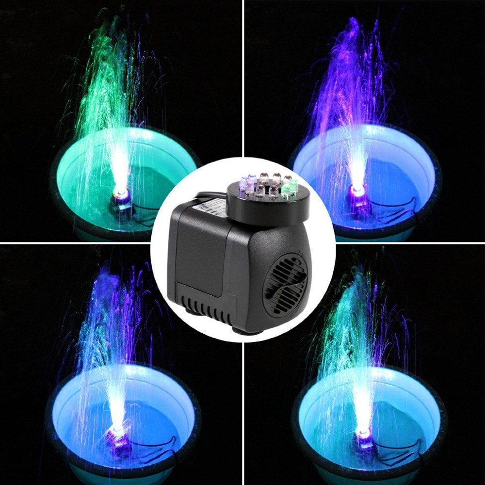 Submersible Water Pump – LED Fountain & Aquarium Decor