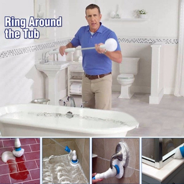 Long Handle Scrub Brush – Extendable Cleaning Tool